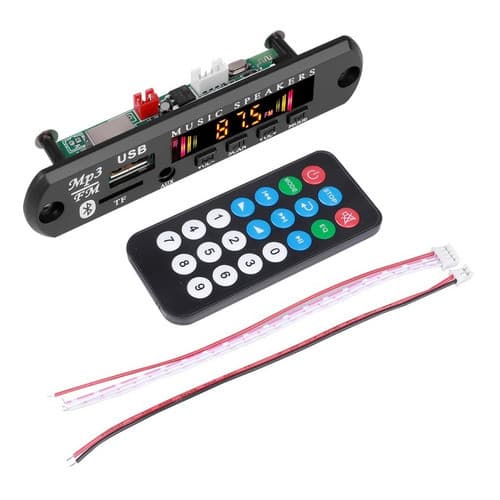 Placa MP3 Decodificadora para Amplificador e modulo com Bluetooth USB P2 SD FM