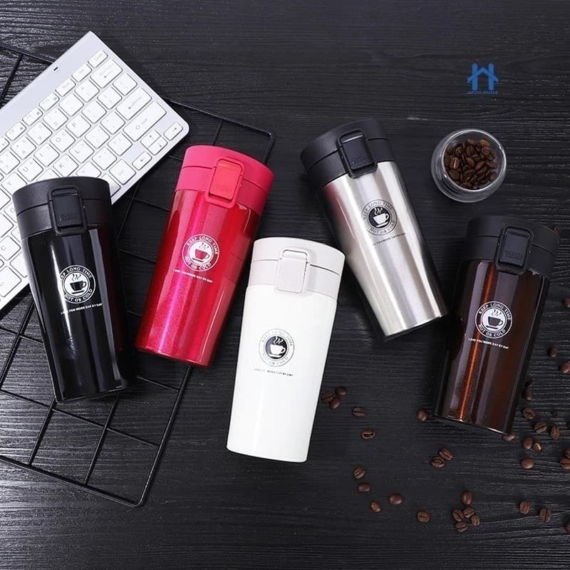 Copo Térmico em Aço Inox Squeeze Térmica Quente e Frio para Chá e Café com Tampa