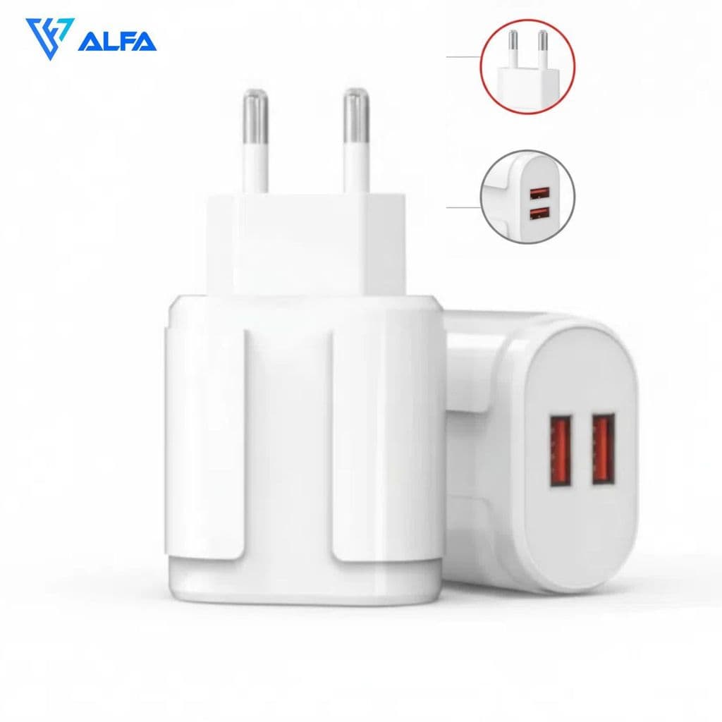 Carregador Fonte 2 Usb Turbo Rápido Para Celular Original