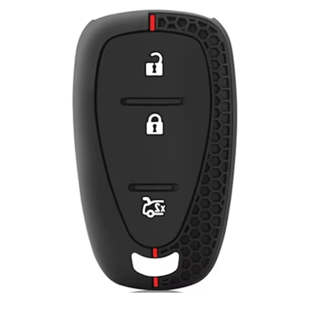 Capa Luxo De Silicone Para Chave Chevrolet Sonic / Cruze / Onix Plus / Tracker / S10 / Equinox