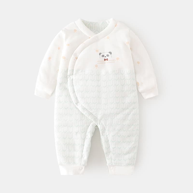 Bebê bebê algodão Folio macacão bebê acolchoado engrossado outono inverno roupas macacão macacão roupas de bebê