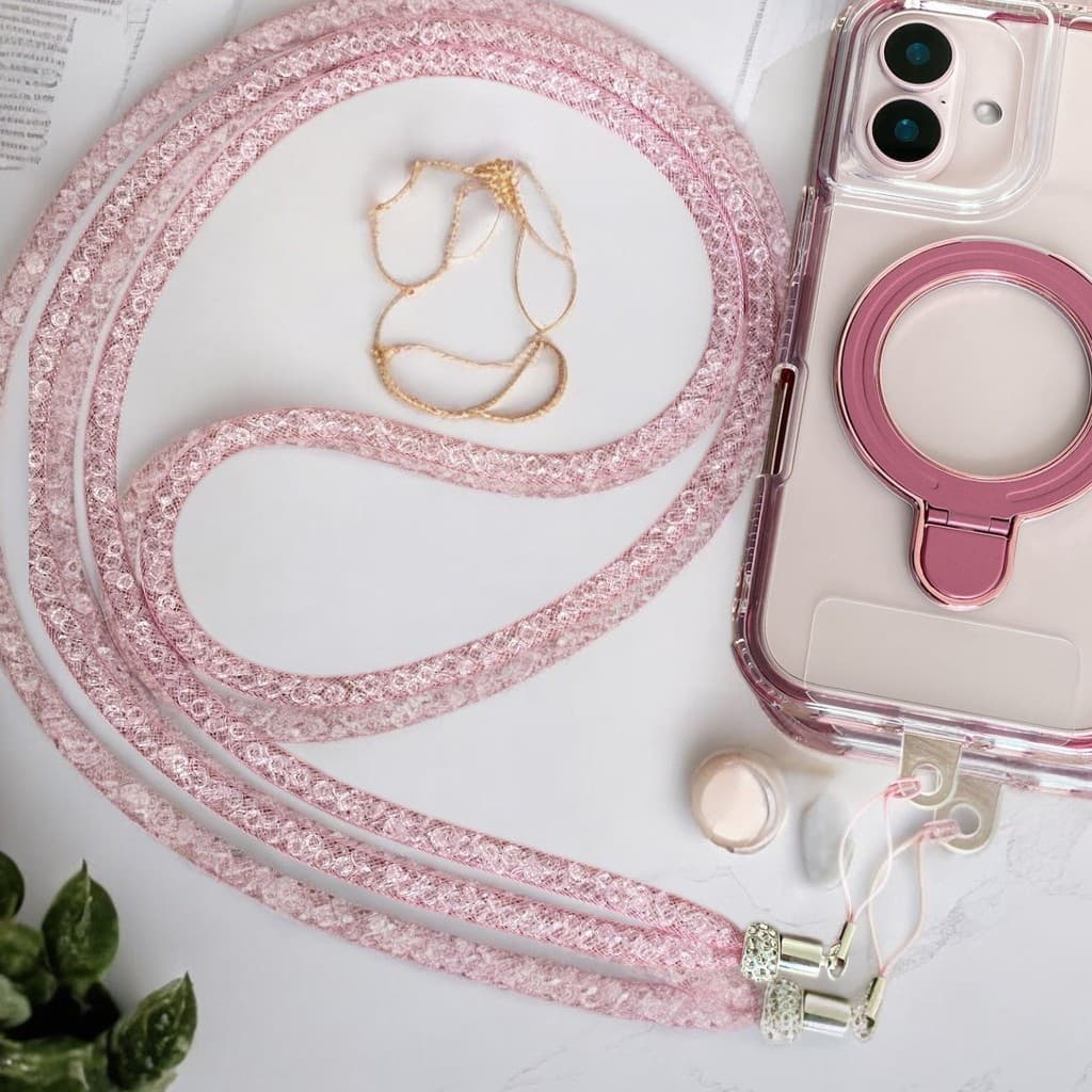 Cordão Alça Para Celular com Brilho Universal com Detalhes Premium PRONTA ENTREGA !