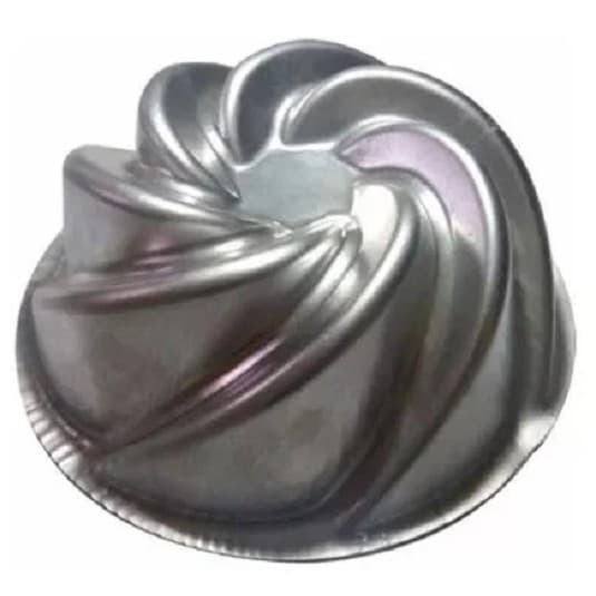 Forma Bolo Decorado Vulcão 22x9cm