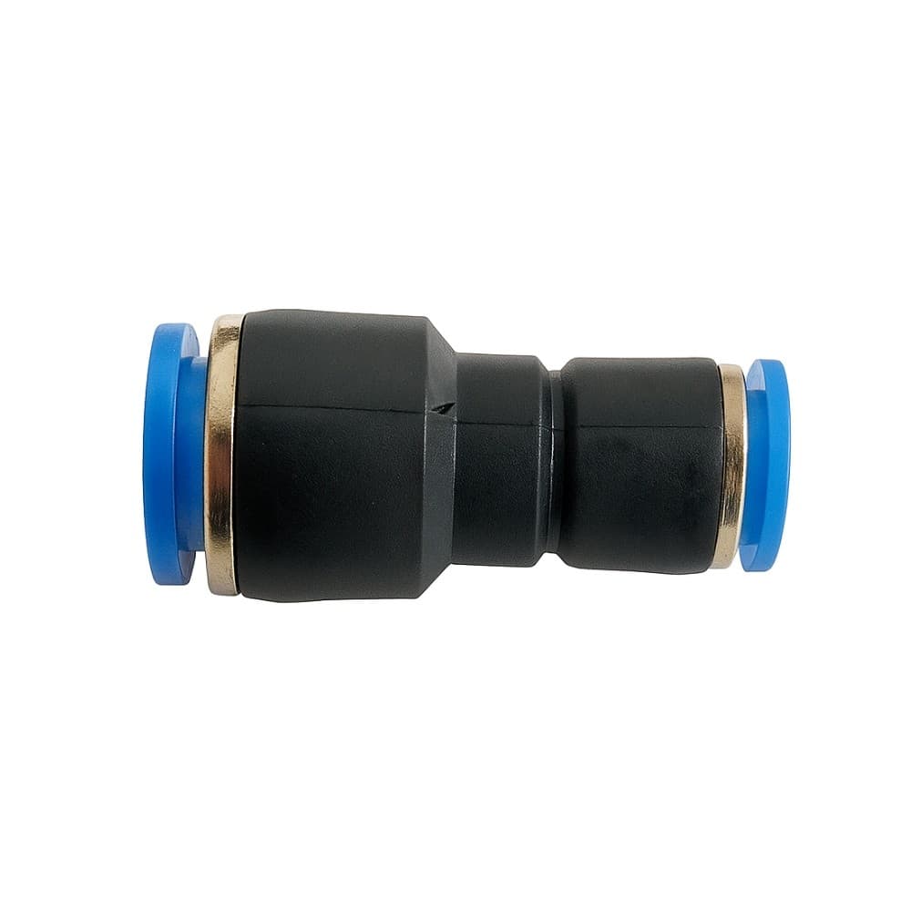 Conexão Pneumática União Redutora De Tubo 12mm X 08mm