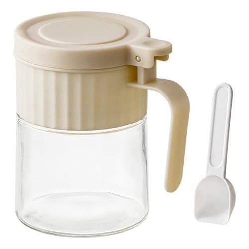 Pote Porta Condimentos Temperos De Vidro 280ml Transparente