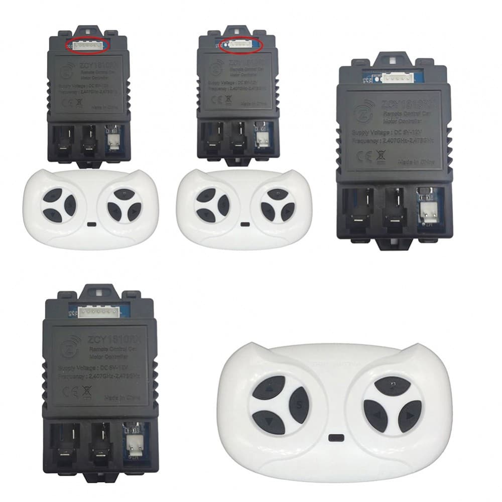 Upgraded JR1810RX 6 12V Control Box for ZCY1810RX Receiver for Kids Electric Car