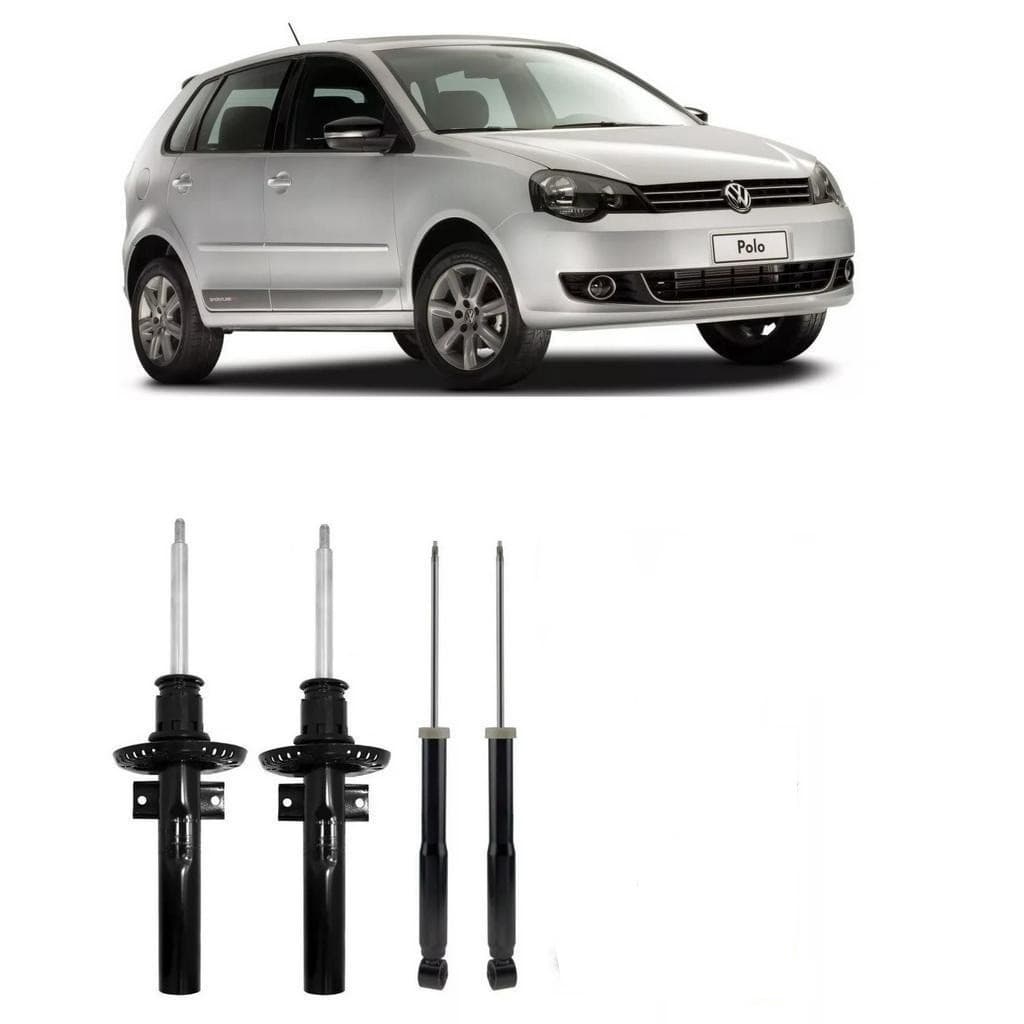 04 AMORTECEDORES POLO 2003 2004 2005 2006 HATCH/SEDAN