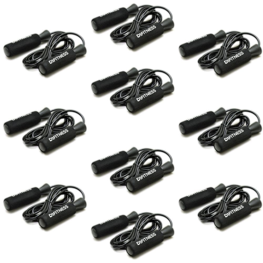 Kit 10 Cordas de Pular Com Rolamento - D1Fitness - Cardio