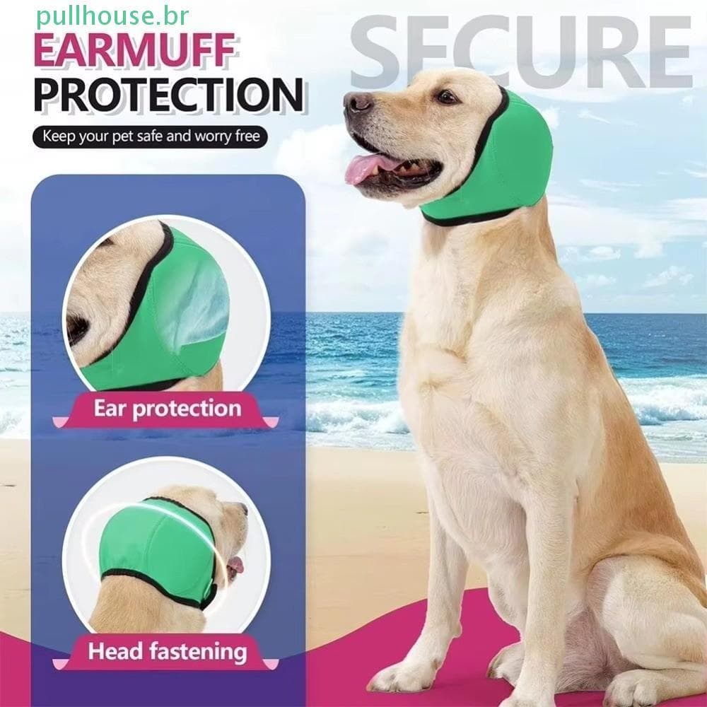 Capas Para Orelha De Cachorro PULLHOUSE , Proteção Auditiva À Prova D'água Cães , Protetores De Ouvido Calmantes De Choq