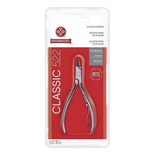 Alicate para Cutículas Mundial Classic 522 Inox – Afiado e Preciso