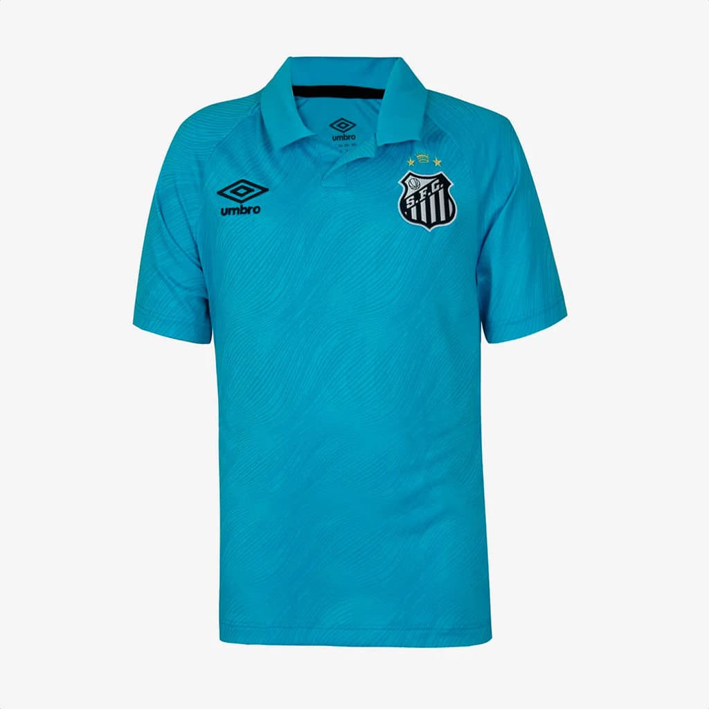 Camiseta de Time Umbro Santos Edição Especial 2025 N10 Azul - Juvenil