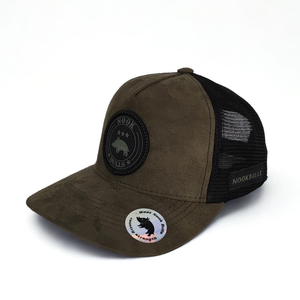 BONE MASCULINO TRUCKER WNB ABA CURVA CAMURÇA VERDE