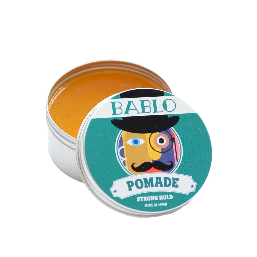 DIRETO DO JAPÃO BABLO POMADE Pomada Forte Fixação Graxa masculina Solúvel em água Graxa capilar Cera capilar