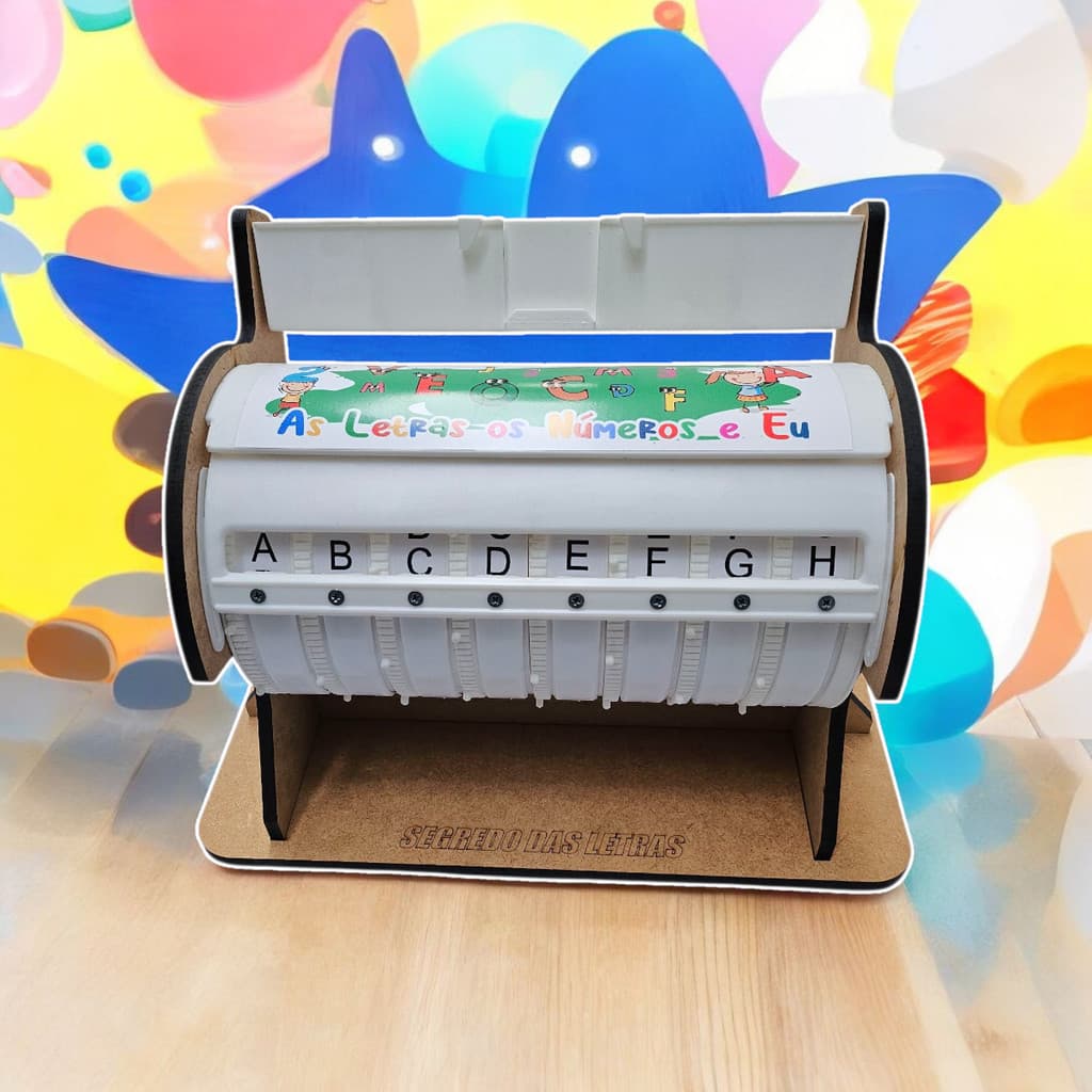 Brinquedo Infantil Educativo Aula Alfabeto Pedagogico Interativo Segredo das Letras Raciocínio Lógico Palavras