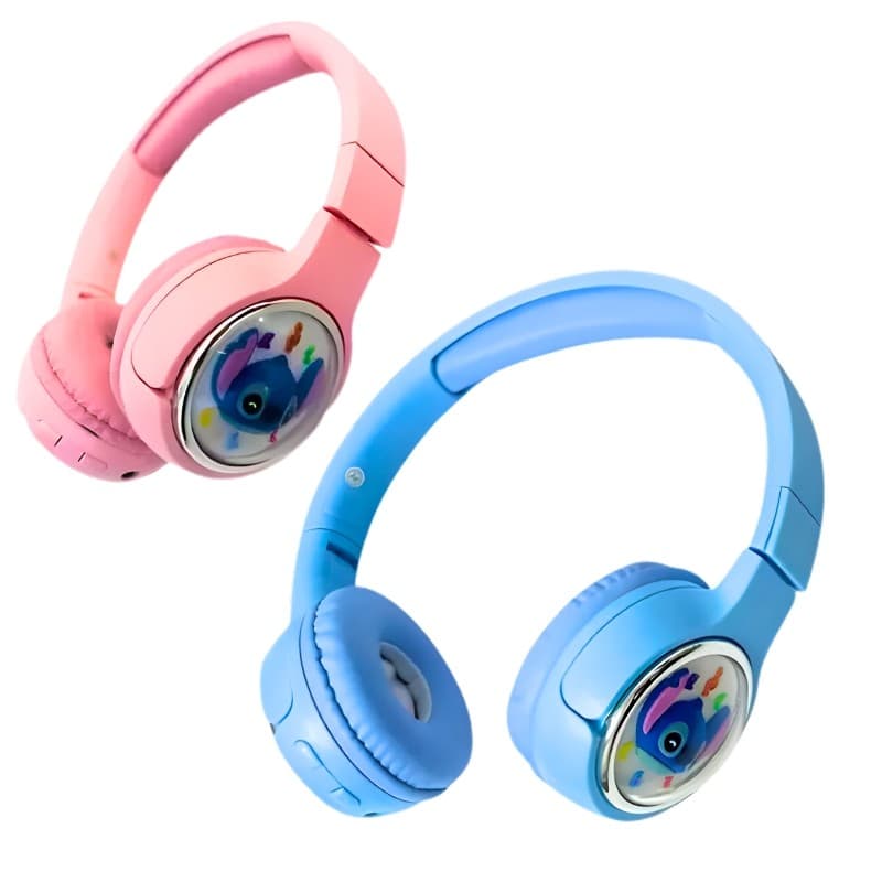 Fone Bluetooth stitch  Estéreo Sem Fio Headset Infantil  Stitch Bluetooth envio imediato