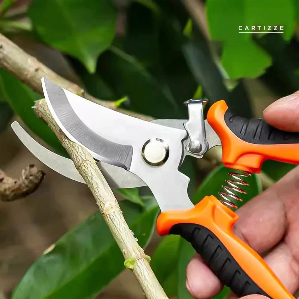 Tesoura Poda Super Afiada Jardinagem Profissional Tesoura de Poda De Galhos Plantas Flores