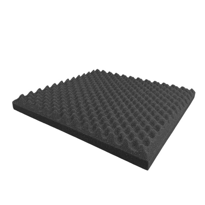 04un Espuma Acústica Caixa de Ovo 3cm p/ Absorção de Som Tratamento Estúdio Podcast Armazem