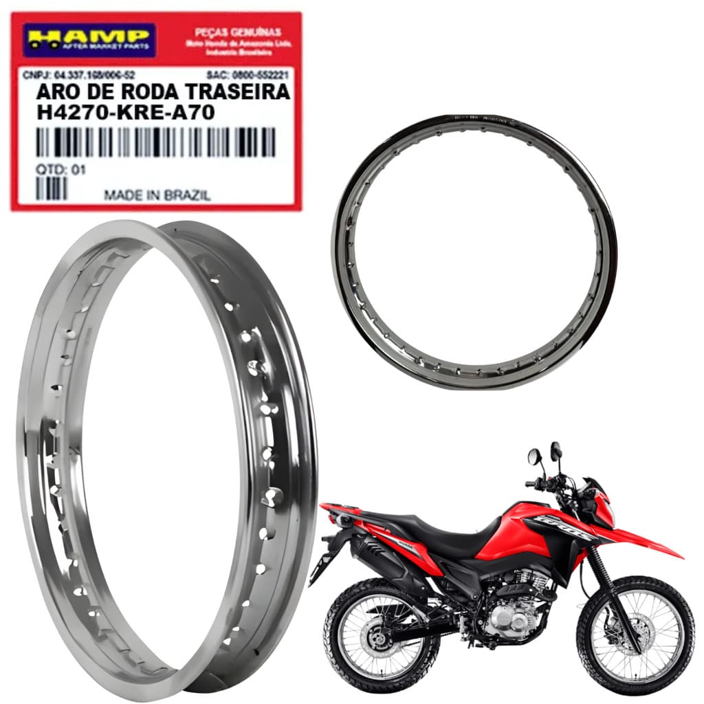 Aro Traseiro HAMP Bros 125 150 160 H4270-KREA70 - Original