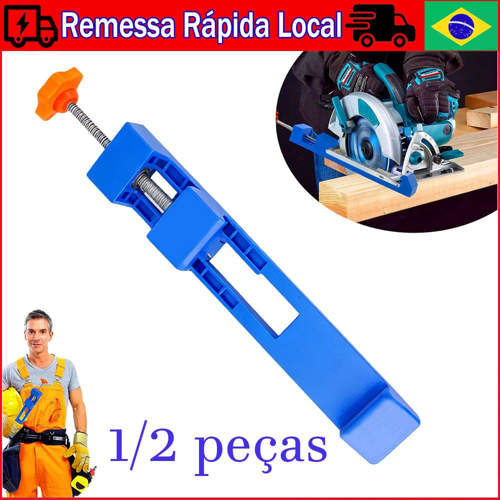 1/2 peças Guia de base da máquina de corte, guia de corte de madeira de precisão para profissionais e entusiastas