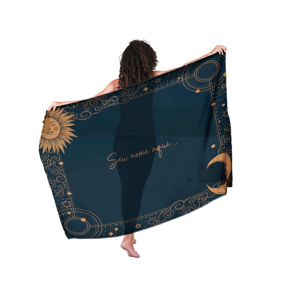 Canga Com Nome Personalizado Saida de Praia Mandala 29