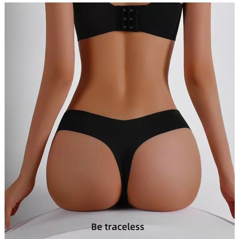 Calcinhas Sem Costura Tanga Forro 100% Algodão Calcinha Corte a Laser Não Marca Lisa
