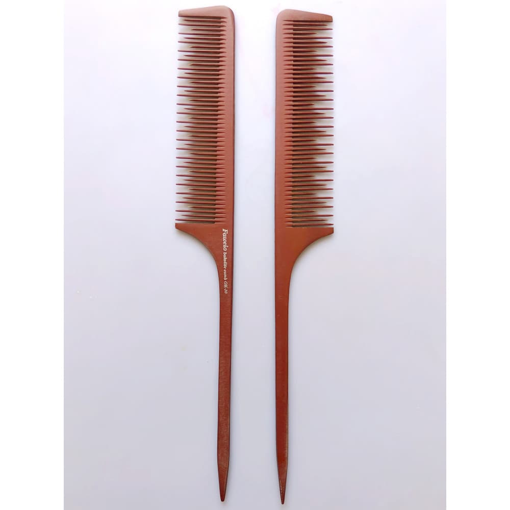 Pente de cauda pontiaguda Anti-estático baquelite alta baixa dentes escolhendo pente salão de cabeleireiro Perm tingimen