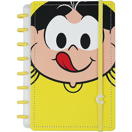 Caderno Inteligente + Animativa Turma da Mônica 80 folhas - Grande