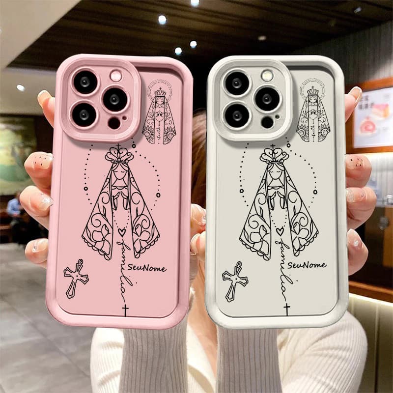 Capinha Capa Com personalizado Notre Dame Para iPhone 16 15 14 13 12 11 Pro Max 16 7 8 Plus Case silicone