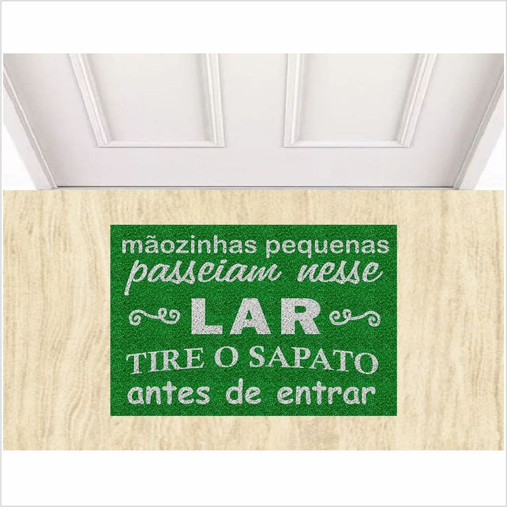TAPETE PARA PORTA LAR DOCE LAR.