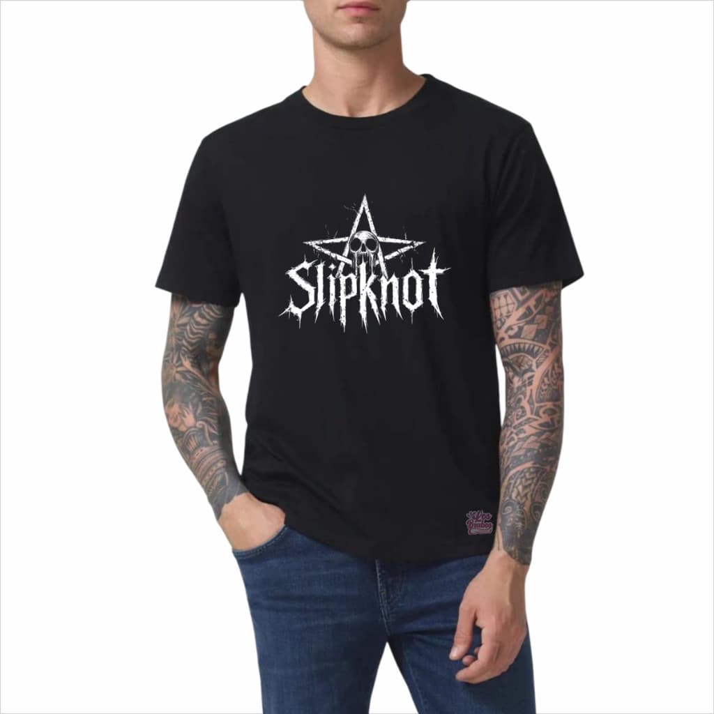 Camisa Slipknot Camisa Banda Rock in Roll Unissex 100% Algodão Premium