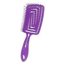 Escova Flex Quadrada Roxa Desembaraçante Profissional