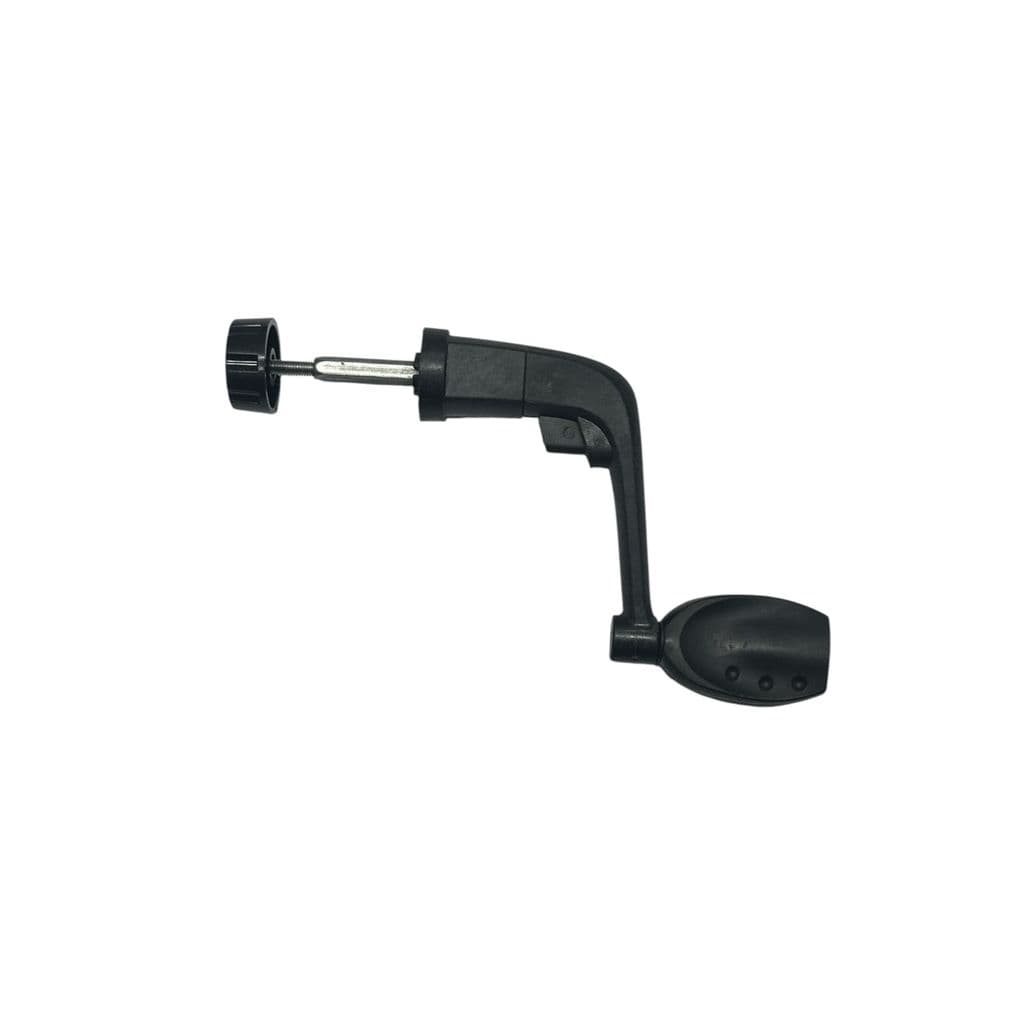 Manivela Bracinho Dobrável Cabo Universal P/ Molinete Pequeno - Preto