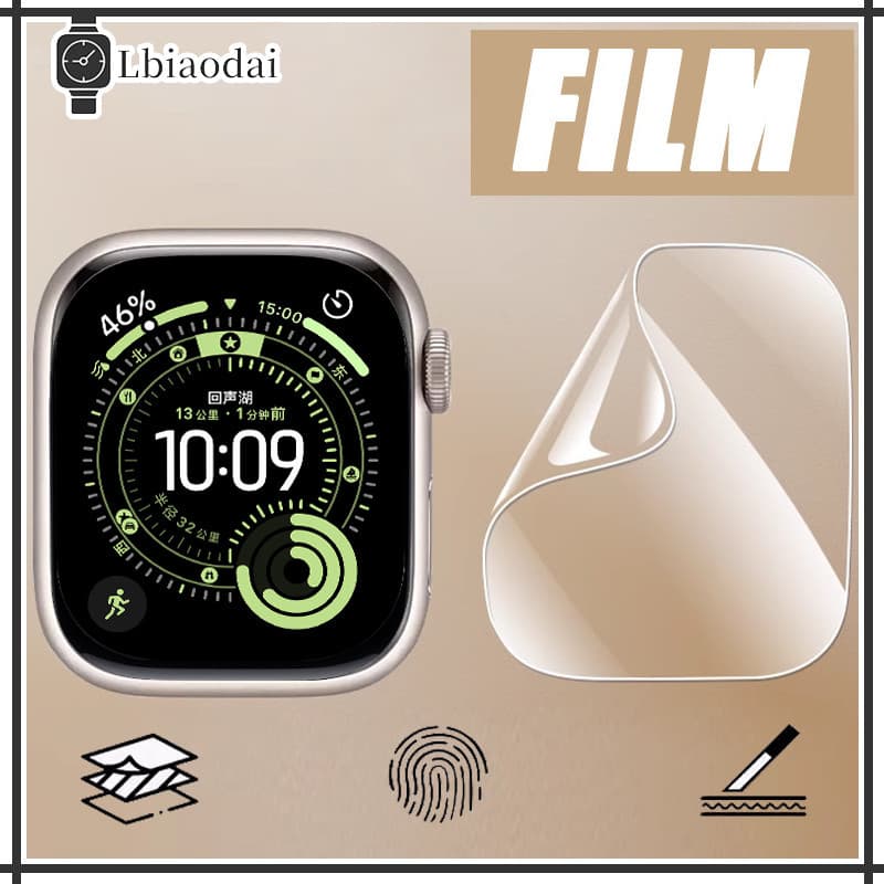 Kit 3 Pelicula De Hidrogel Macio Para Relógio Apple Watch Ultra/SE 3 2 Series 11 10 9 8 7 6 5 49 46 45 44 40 41 42 38mm