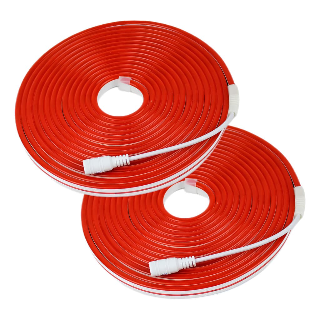 Fita Neon 5m DC12V IP65 Vermelho Apollo