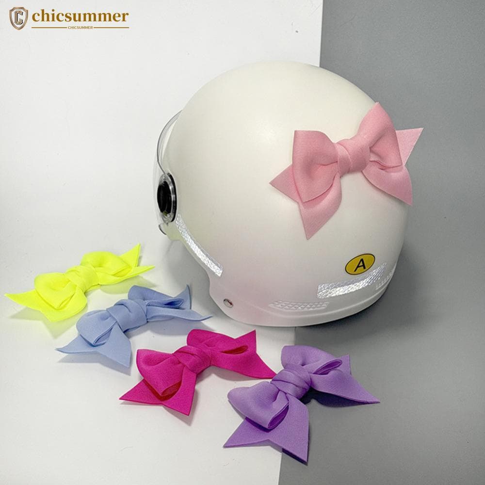 CHICSUMMER Decoração De Capacete De Motocicleta , Bicicleta Elétrica , Estilo Arco , Laço Para Corpo De Carro , Acessóri