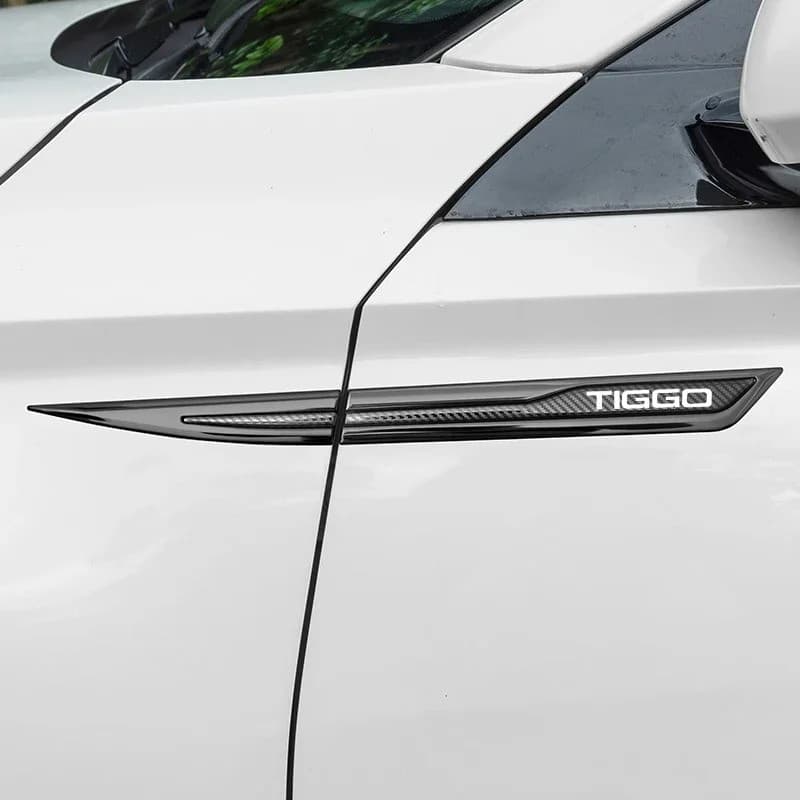 Linha De Cintura Da Porta Do Carro Adesivos De Metal Para Chery Tiggo 7 8 5 4 3 2 Pro Emblema Asa Lateral Fender Decalqu
