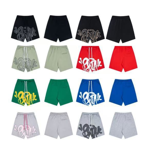 SYNA WORLD Shorts Cinco Pontos Calças Esportivas Casuais Sweatpants CentralCee Mesmo Estilo