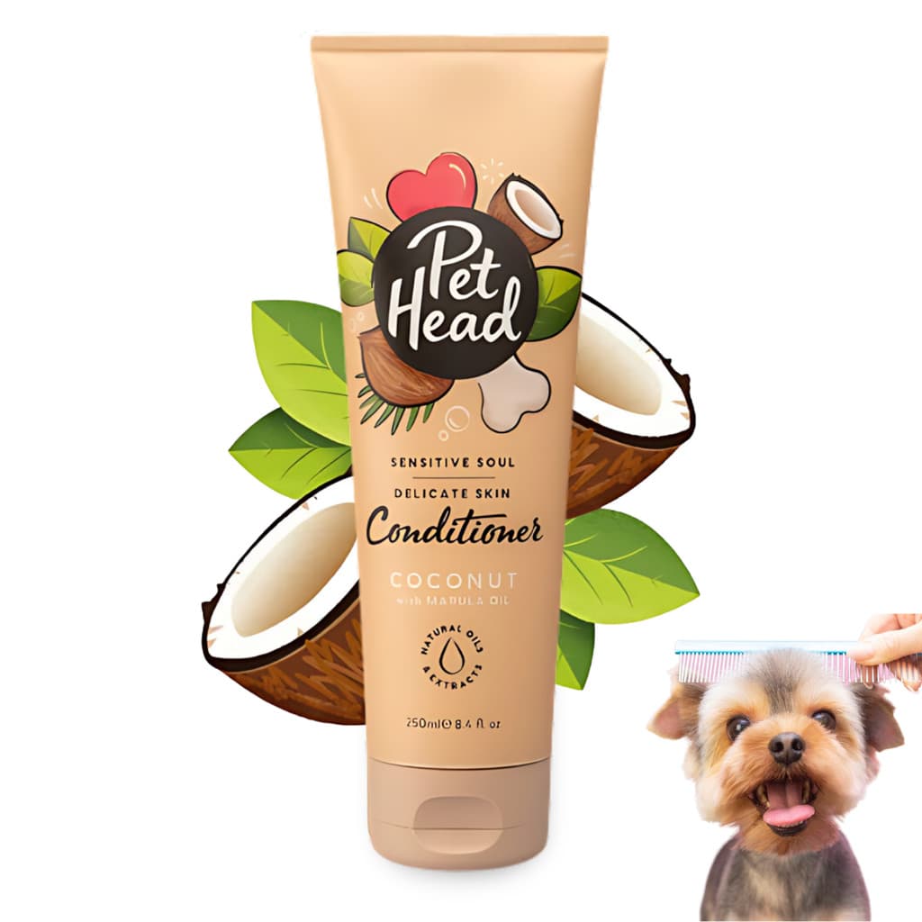 Condicionador Para Cachorro SUPER PREMIUM Condicionador Pet Head Peles e Pelos Sensíveis 250ml