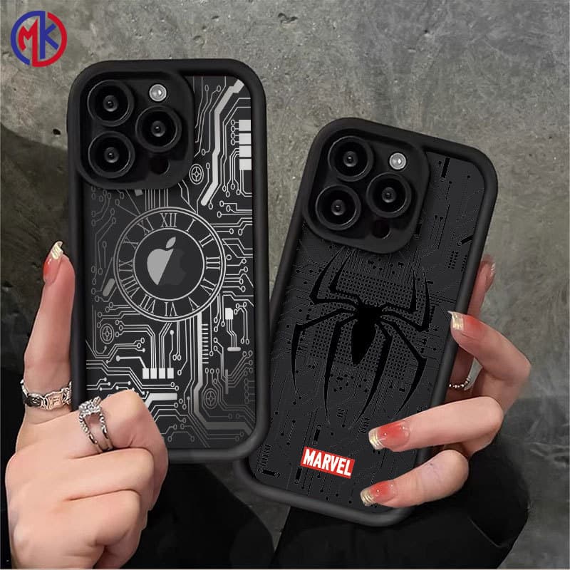 Capa Para MOTO G84 G54 G10 G14 G15 G22 G24 G34 G35 G53 G60 G75 EDGE 50 Ultra E13 E14 Softcase Homem-Aranha Ipone Logotip