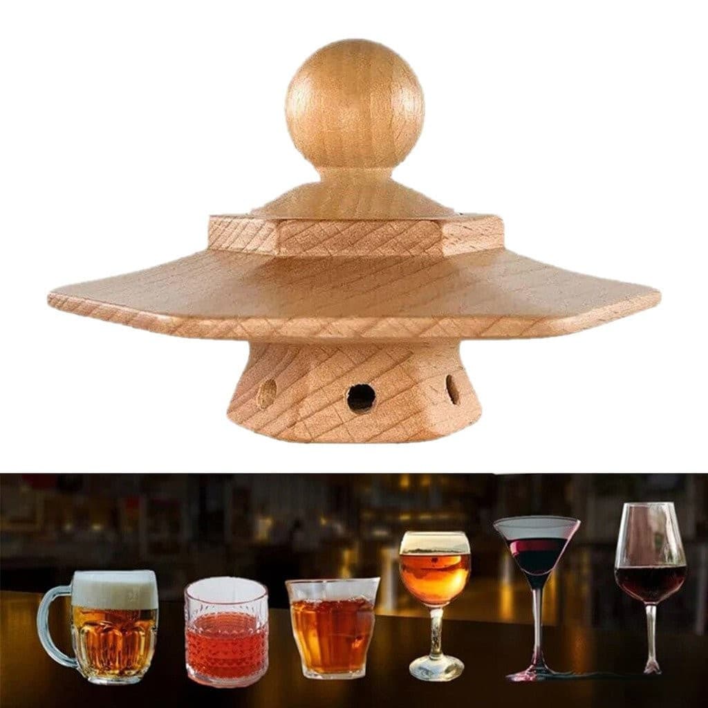1 Conjunto De Seis Sabores De Fumante De Madeira , Kit De Coquetel , Uísque Para Fumar Bebidas , Acessórios De Bar P2KB