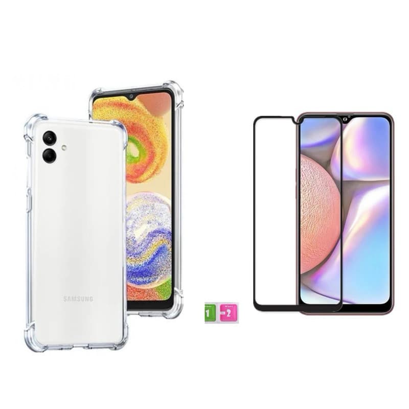Capinha Samsung A06 4G Anti Impacto Transparente + película Vrido 3D / 9D