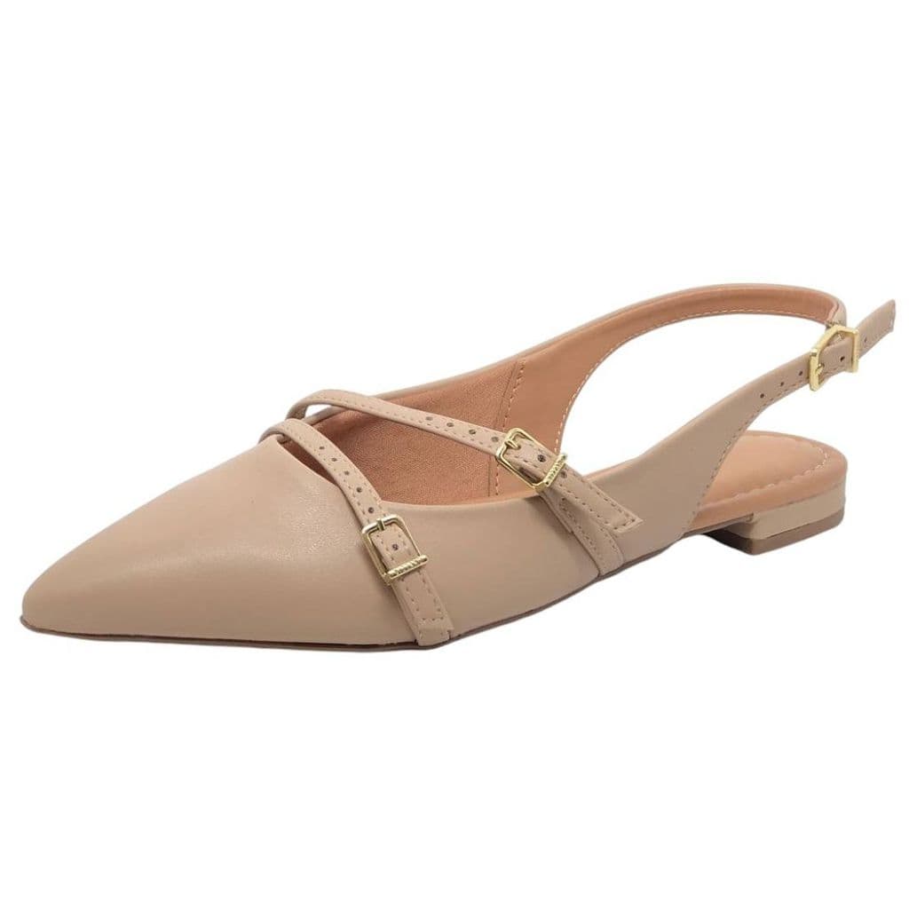 Sapatilha Feminina Slingback Conforto Moderna Vizzano