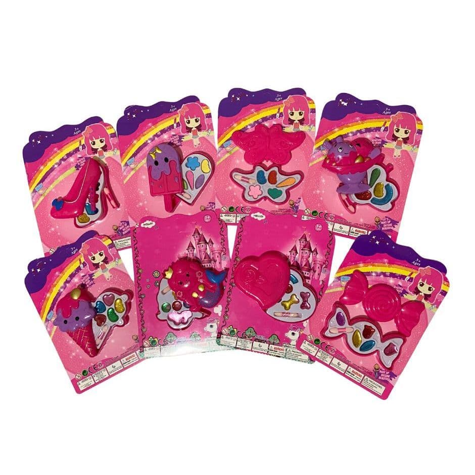 KIT DE MAQUIAGEM ESTOJO INFANTIL SEREIA  PICLE SORVET BORBOLETA SAPATO UNICORNIO TEMAS VARIADOS  SORTIDOS
