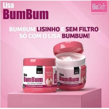Creme Lisa Bumbum Bio Soft 120g - Hidratação Intensa - Nutrição Profunda - Pele Macia