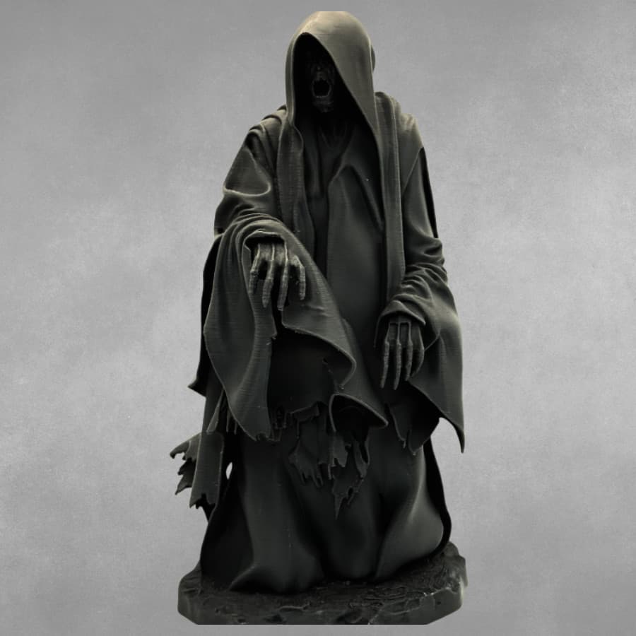 Dementador 15cm – Estátua Decorativa Impressa em 3D | Preto ou Cinza