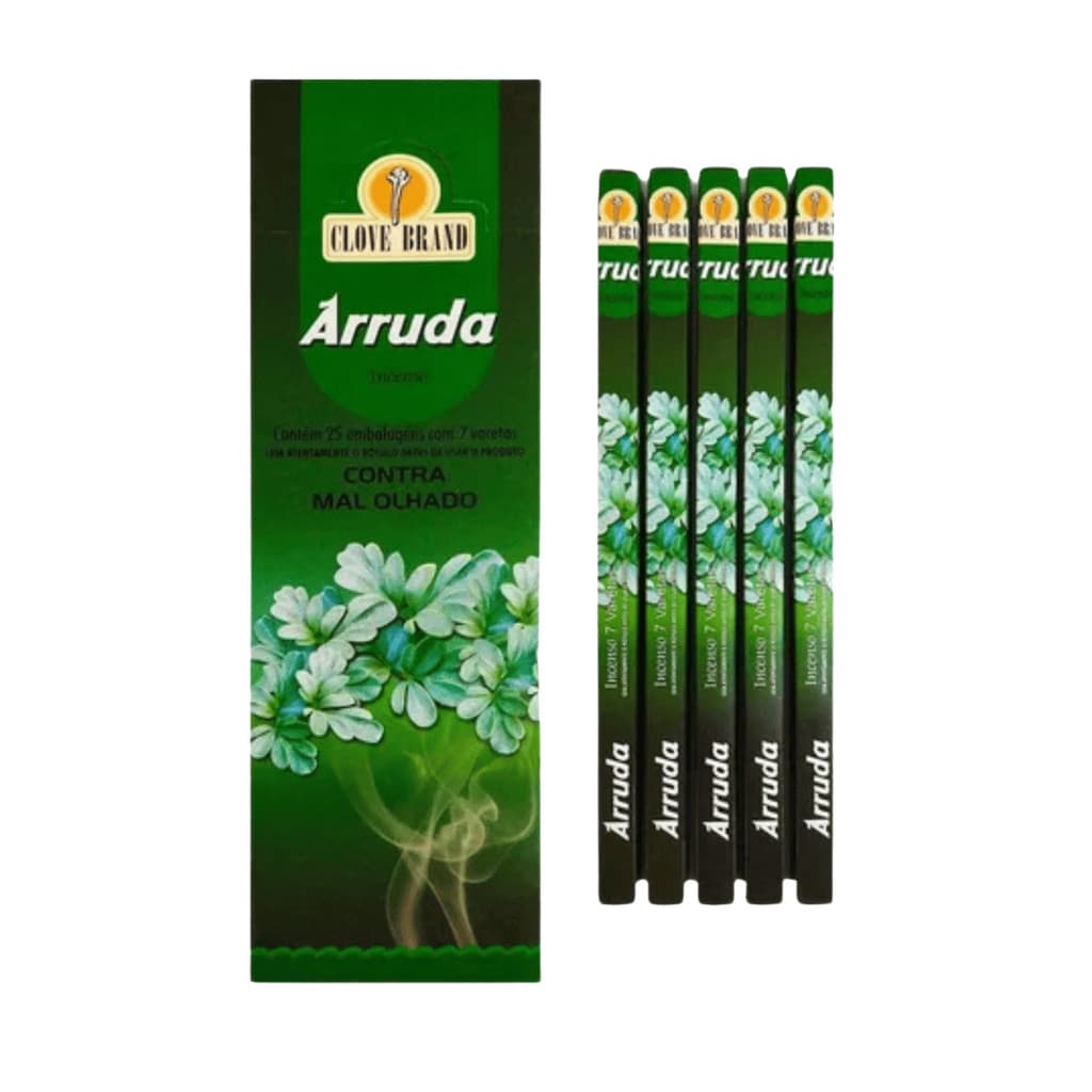 Incenso Arruda Clove Brand Cx Com 175 Varetas