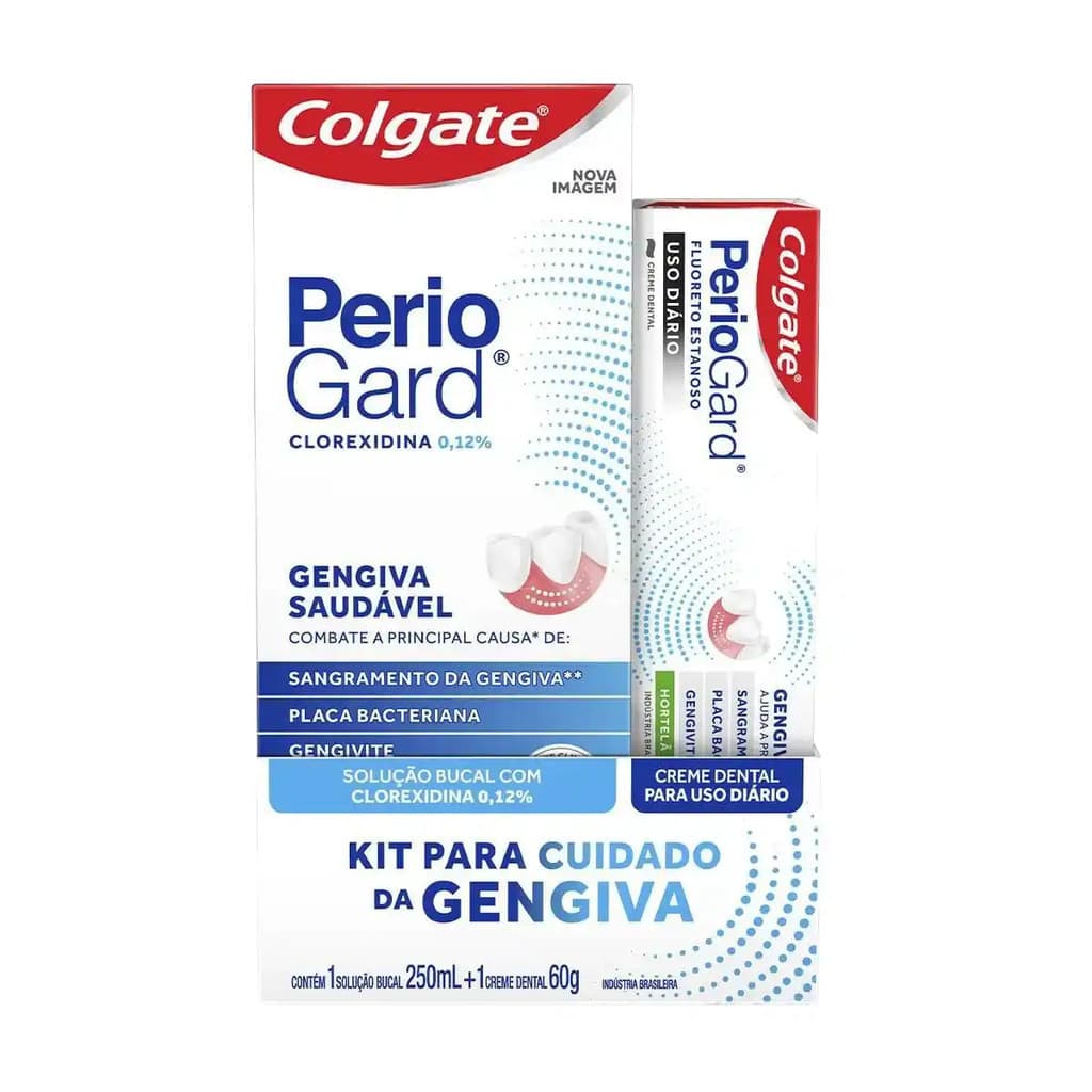 Kit Gengivas Saudáveis Periogard Enxaguante + Creme Dental