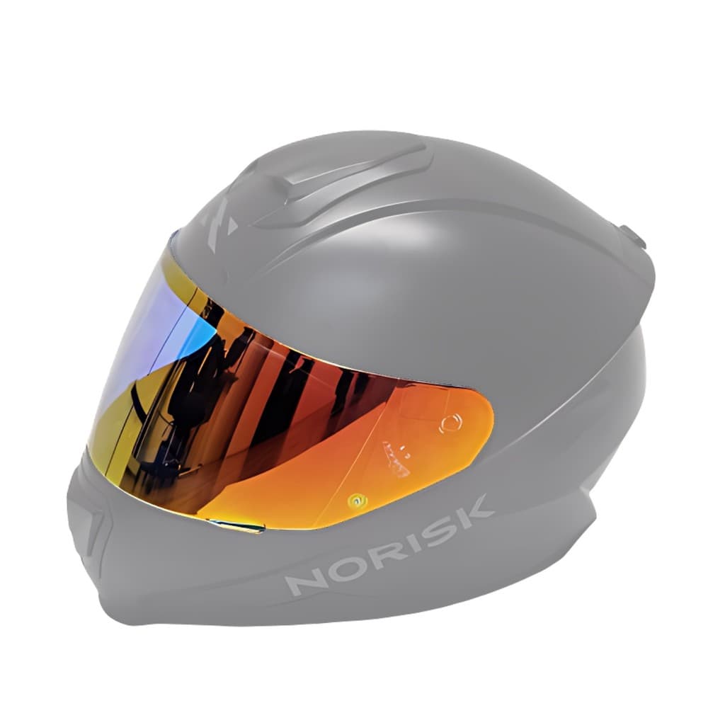 Viseira Capacete Norisk Ff391 Razor Revo Vermelha Dia E Noit