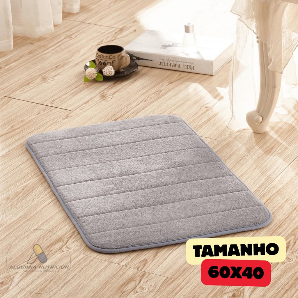 Tapete de Banheiro Antiderrapante Macio Soft Premium Luxo 60x40