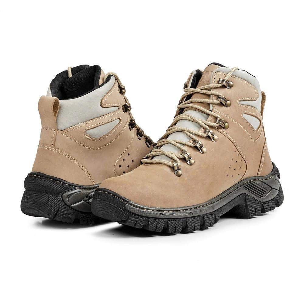 Bota Coturno Adventure Com Costuras Reforçadas Modelo de Lançamento Promoção